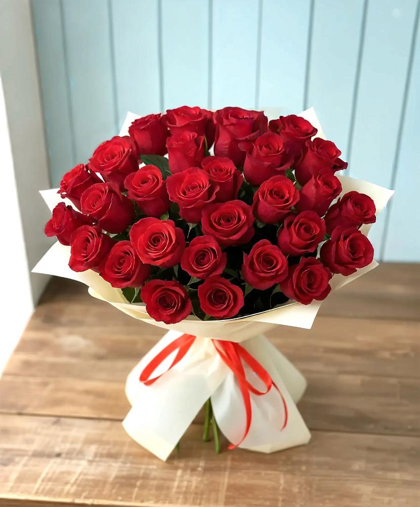 Букет 29 Красных роз в Бире