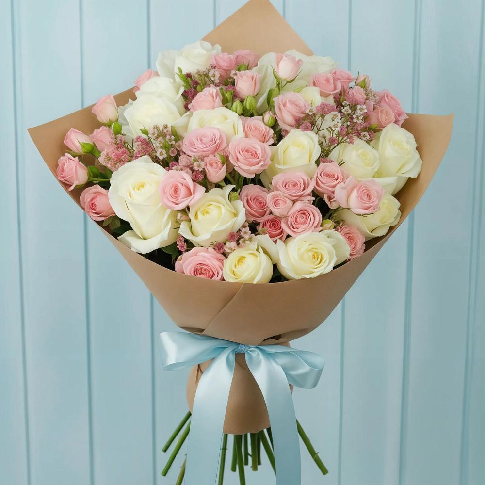 Букет цветов из: Розы в Бире