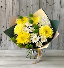 Букет цветов из:  Хризантемы #REPLACE_PRED# Бире