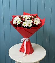 Букет цветов из:  Хризантемы #REPLACE_PRED# Бире