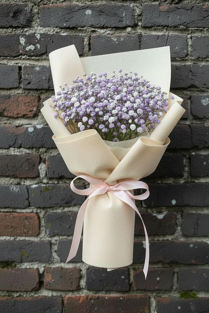 Букет цветов из: Гипсофила в Бире