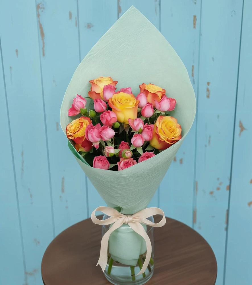 Букет цветов из: Розы в Бире