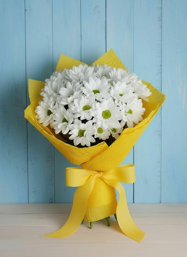 Букет цветов из: Хризантемы в Бире