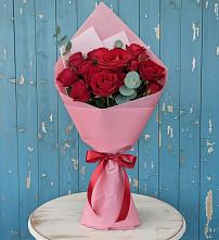 Букет цветов из:  Розы в Бире