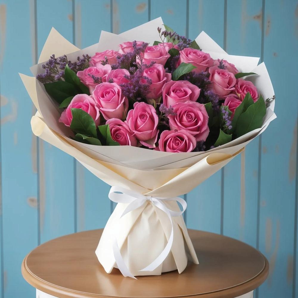 Букет цветов из: Розы в Бире